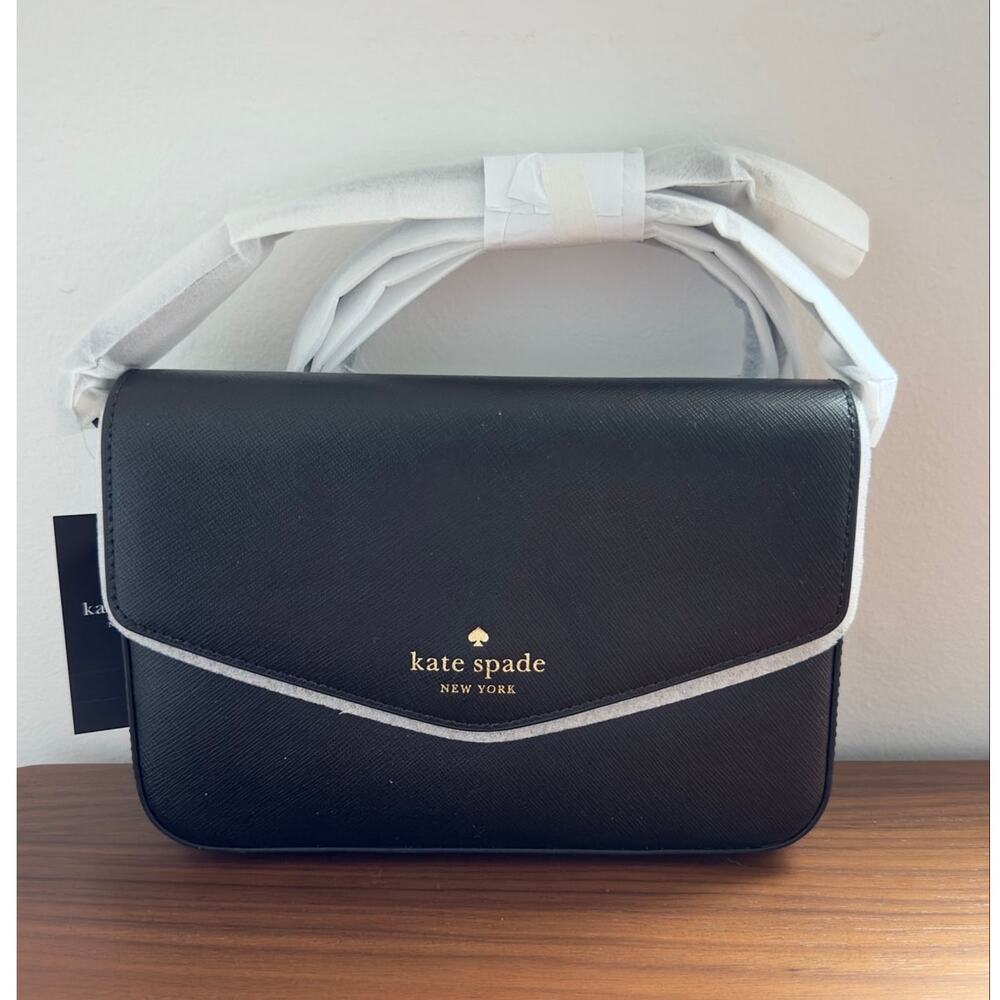 NWT: Kate Spade - Sadie Saffiano Envelope Flap Crossbody Leather Bag